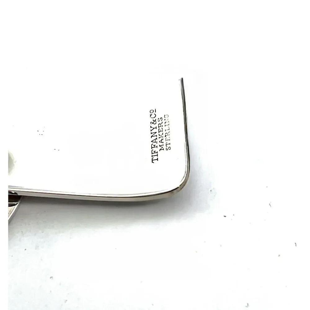 Tiffany & Co Estate Circle Arrow Money Clip Sterling Silver TIF806